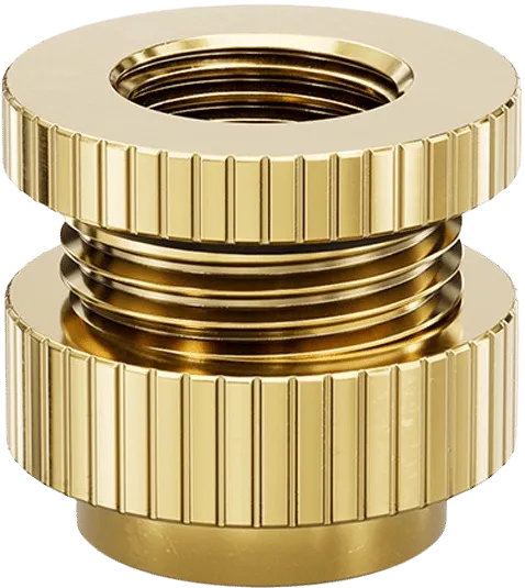 EK-Quantum Torque Pass-Through G1/4 - Gold