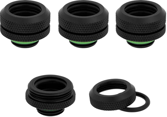 Hydro X Series XF Hardline 14mm 4-pack - Svart