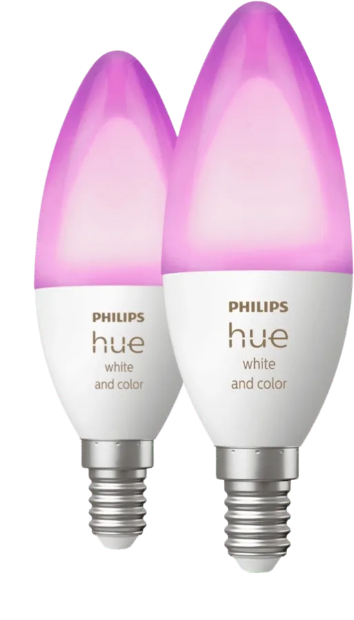White Color 470lm E14 2-pack