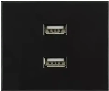 USB-laddare för Shelly Wall Display Bordsställ Svart