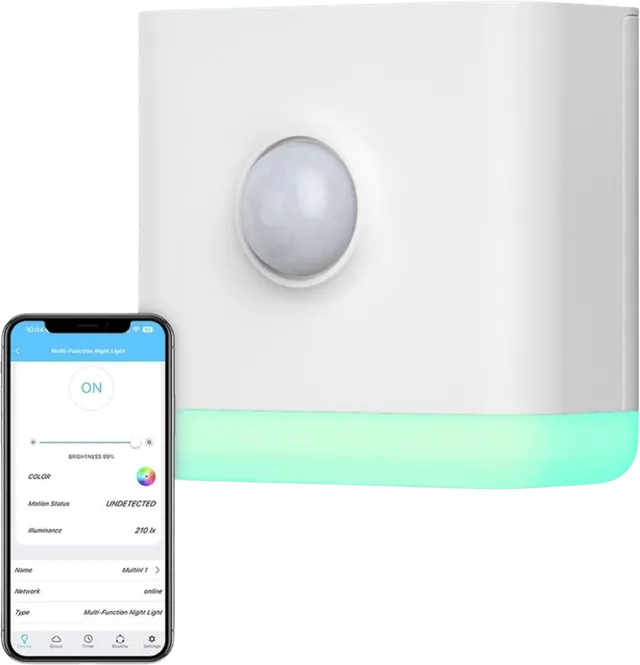 Rörelse- Ljussensor & RGB Nattlampa Zigbee