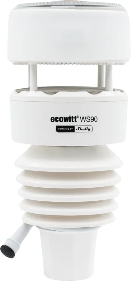 Ecowitt Weather Station WS90 Powered by Shelly