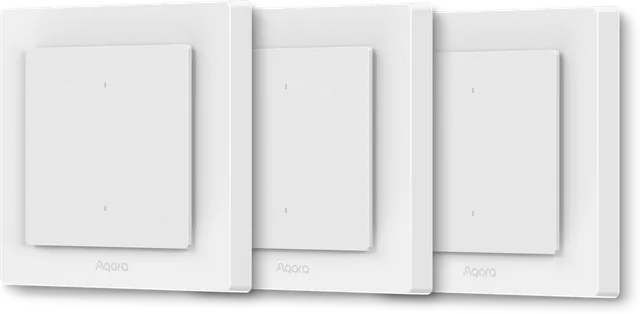 Strömbrytare H2 EU - 2 Brytare 1 Kanal 3-pack