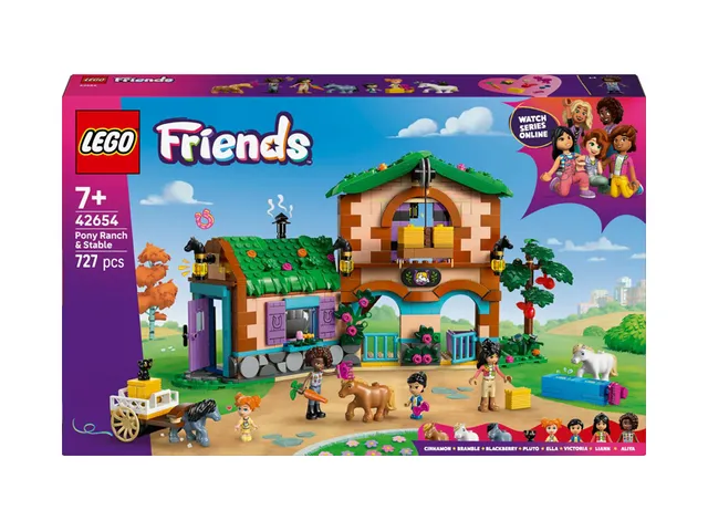LEGO® Friends 42654 Råttor och ponnyer med stall