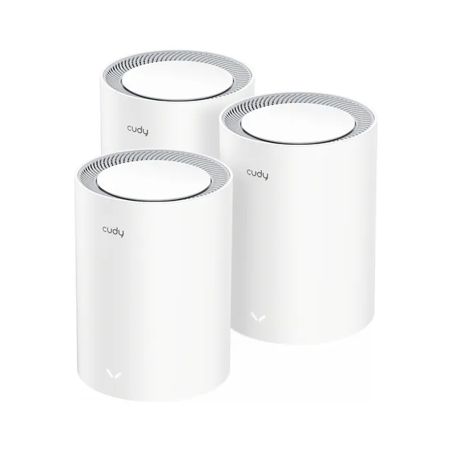 Mesh Solution M3000 3-pack AX3000 Gigabit Wi-Fi 6 2.5G White - Mesh router Wi-Fi 6