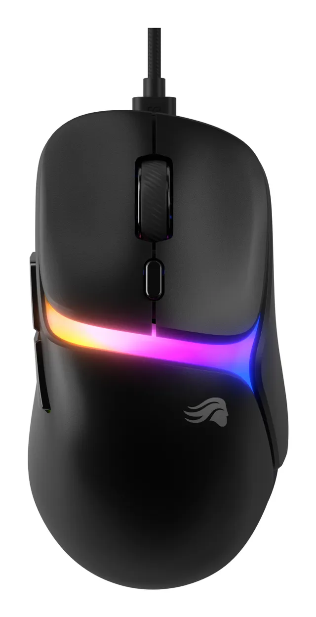 Model D3 Wired - Black - Gamingmus - Optic - 6 knappar - Svart