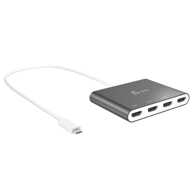 USB-C till 4-Port HDMI Multi-Monitor Adapter