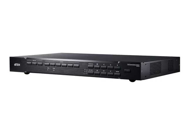 VP2730 7 x 3 Seamless Presentation Matrix Switch with Scaler Streaming Audio Mixer and HDBaseT