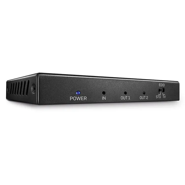 - Video/audiosplitter - 2 x HDMI - skrivbord