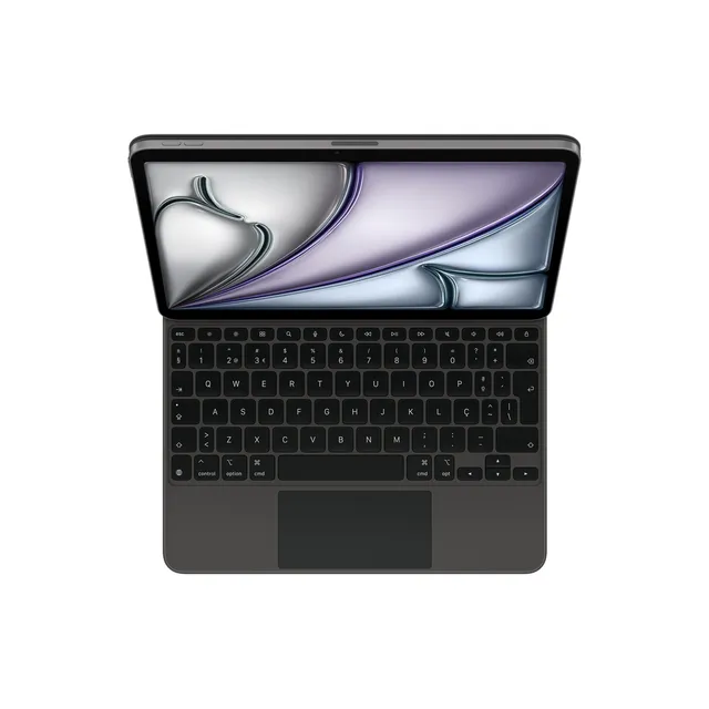 Magic Keyboard - Tangentbord och foliefodral - med pekdyna - Apple Smart connector - QWERTY - portugisisk - svart - för 10.9-inch iPad Air (4:e