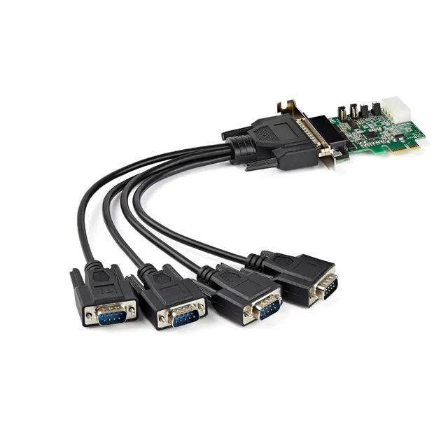 4-portars PCI Express RS232-seriellt adap