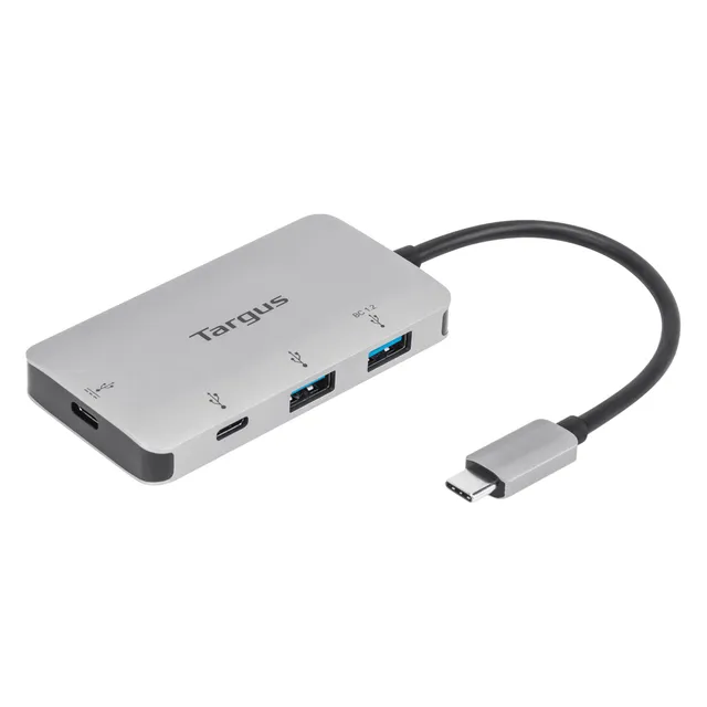 USB-C-adapter 100W PD 4 portar Silver