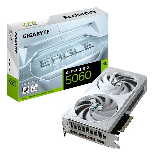 GeForce RTX 5060 EAGLE OC ICE - 8GB GDDR7 RAM - Grafikkort