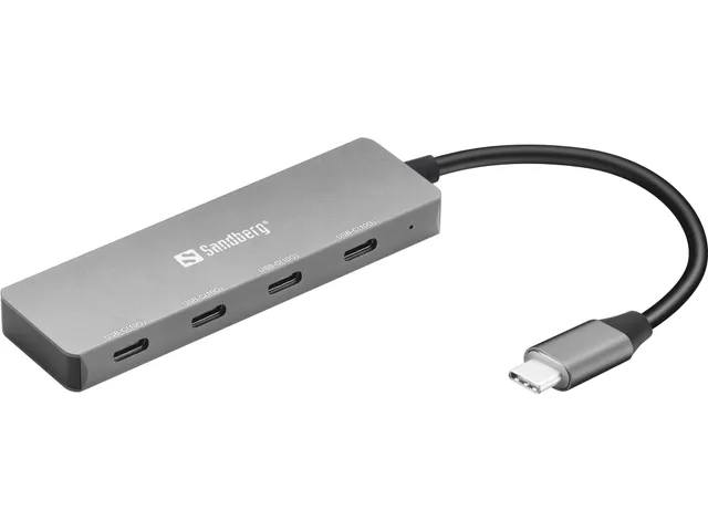 - Hubb - 4 x USB-C - skrivbordsmodell