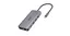 USB-C Dockningsstation 100 W 12 portar Silver