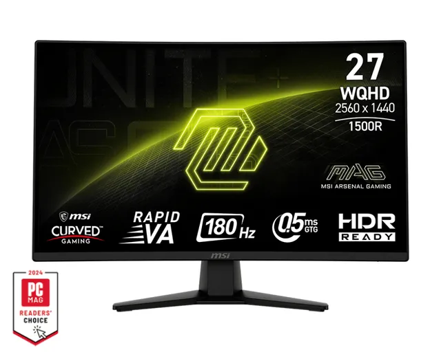 MAG 274CQFDE, 68,6 cm (27), 2560 x 1440 pixlar, Wide Quad HD, 0,5 ms, Svart
