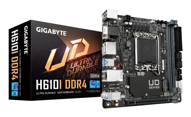 H610I DDR4 Moderkort - Intel H610 - Intel LGA1700 - DDR4 RAM - Mini-ITX