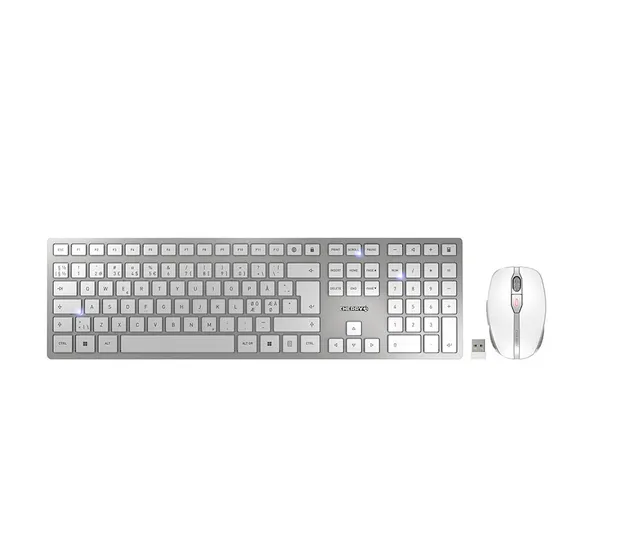 DW 9100 - Tastatur & Mus set - Nordisk - Vit