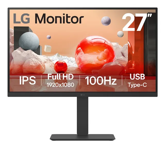 27" LG 27BA650 - 1920x1080 (FHD) - 100Hz - IPS - 65W USB-C - KVM switch