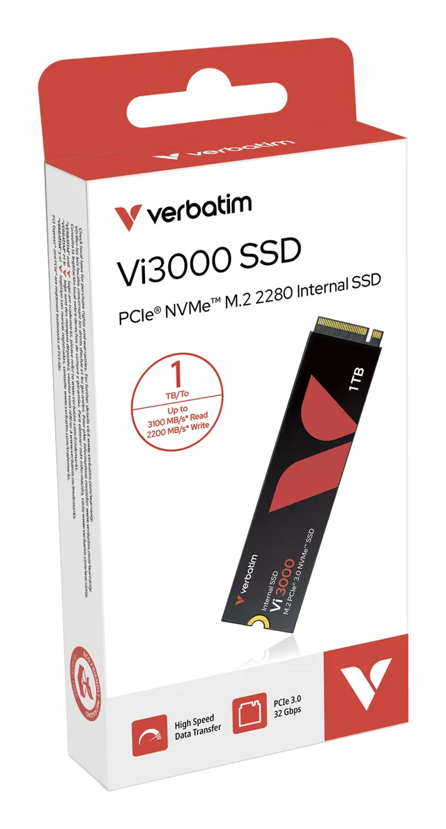 Vi3000 - SSD - High Endurance - 1 TB - NVMe - intern - M.2 2280 - PCIe 3.0 x4