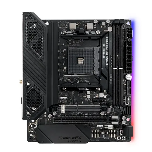 ROG Crosshair VIII Impact X570, AMD Socket AM4, X570, Mini-ITX, Aura Sync RGB