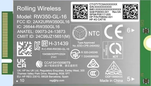 - Trådlöst mobilmodem - 4G LTE Advanced Pro - M