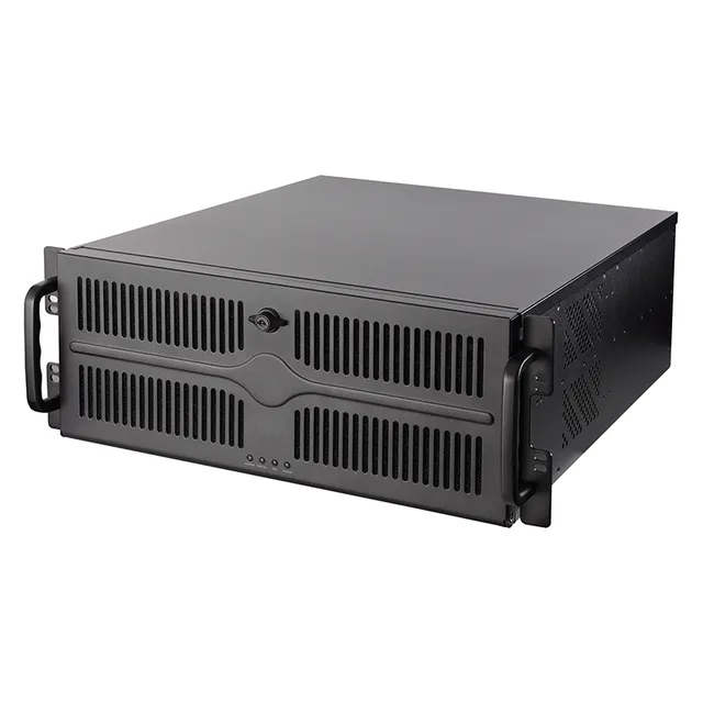 UNC-409S-AIO-OP 19" rack 4U, ATX, 427mm djup, plats för vattenkylning upp till 360mm