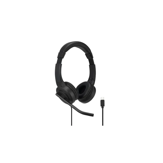H1000 - Headset - på örat - kabelansluten - USB-C - svart