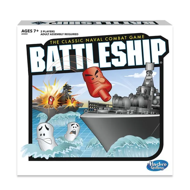 Battleship the classic naval combat game, Brädspel, Strategi, 7 År, Reseversion, Familjespel