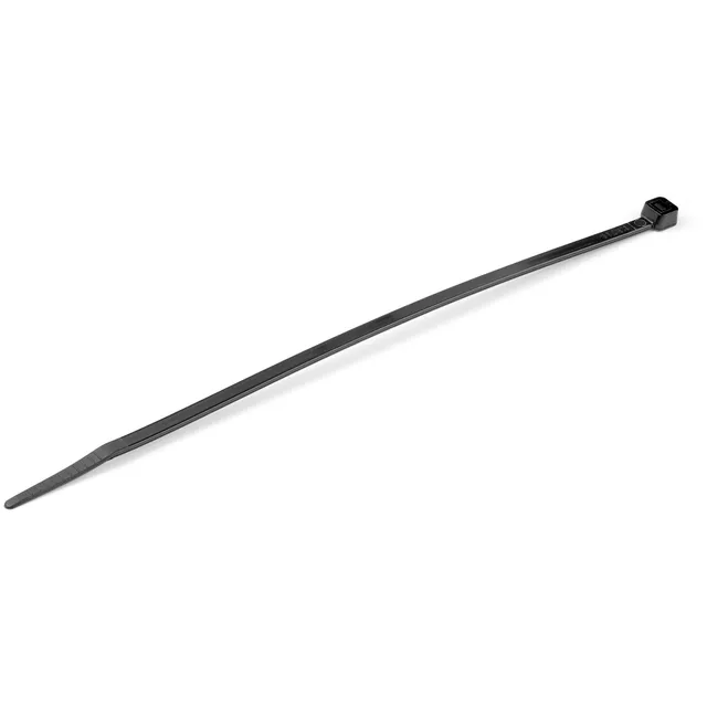 StarTech.com 20cm(8") Cable Ties, 4mm(1/8") wide, 55mm(2-1/8") Bundle Diameter, 22kg(50lb) Tensile Strength, Nylon Self Locking Zip Ties with Curved T