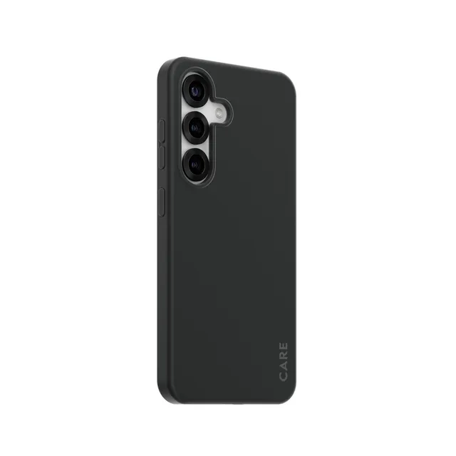 Care by PanzerGlass Galaxy S25 Fashionable -suojakuori, Musta