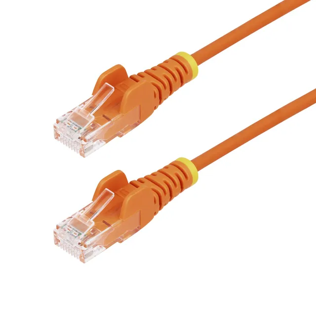 1.5m Orange Slim CAT6 Ethernet Cable,