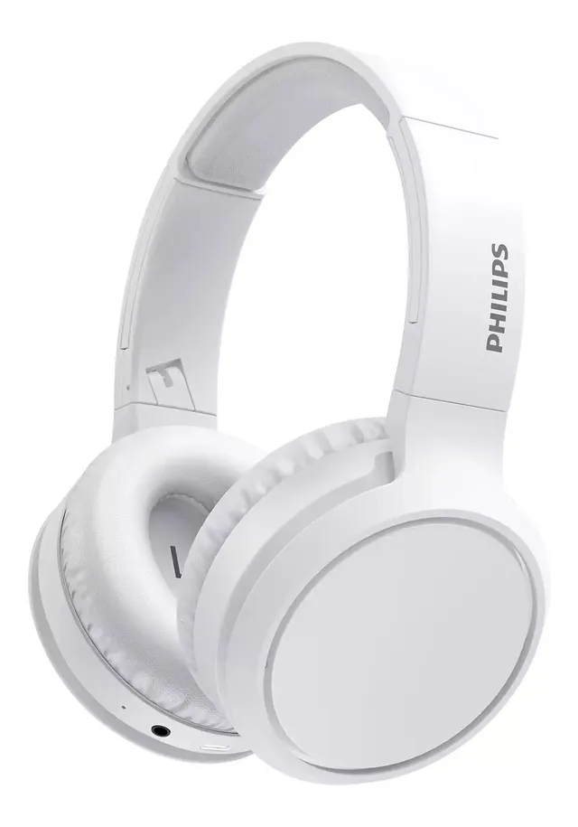 TAH5205WT - Hörlurar med mikrofon - fullstorlek - Bluetooth - trådlös - vit
