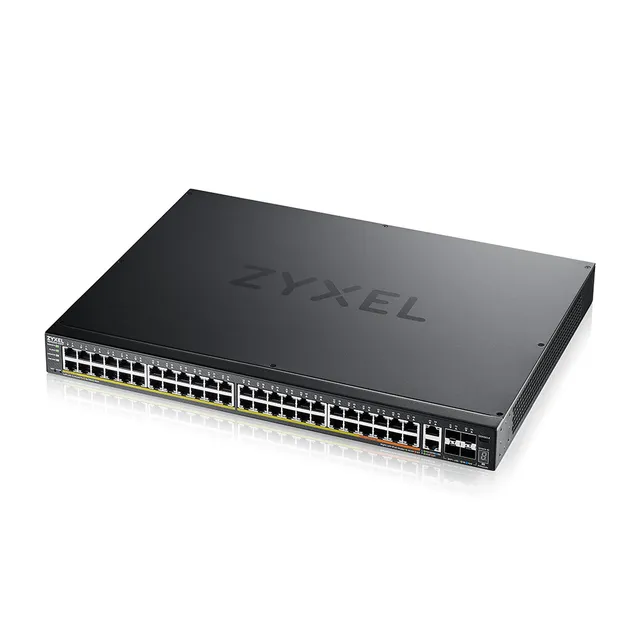 XGS2220-54FP, 40xGbE PoE+, 8xGbE PoE++, 2x10Gbe RJ45, 4x10Gbe SFP+, Layer 3, 960W, NebulaFlex Pro