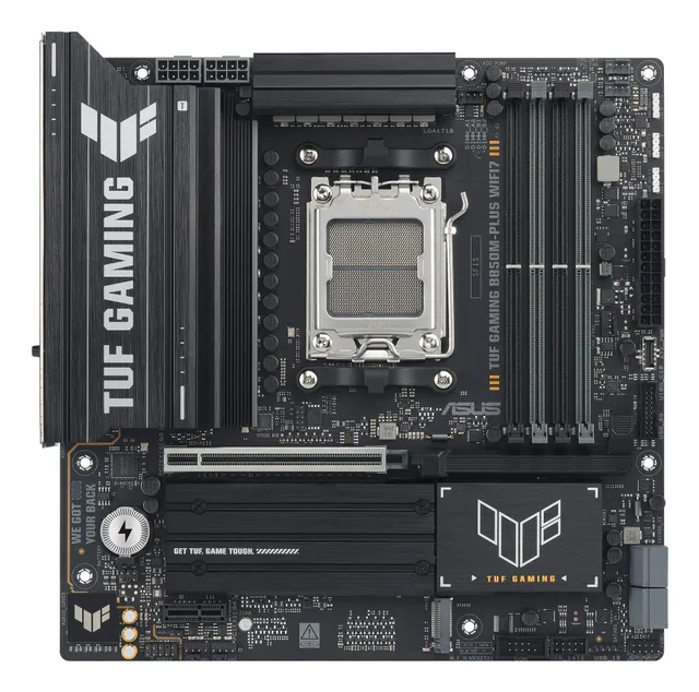 TUF GAMING B850M-PLUS WIFI7 Moderkort - AMD B850 - AMD AM5 - DDR5 RAM - Micro-ATX