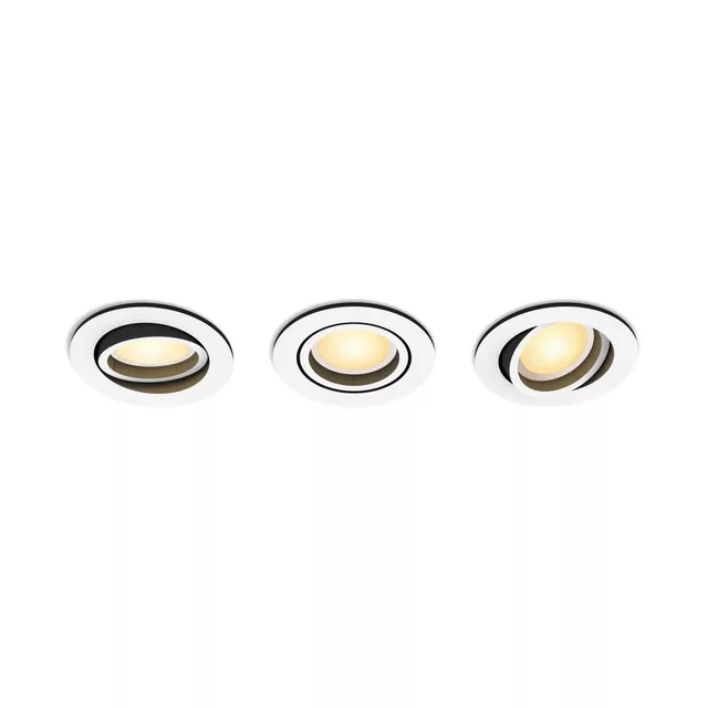 Hue Milliskin infälld spotlight (Vit) 3pack - White Ambiance