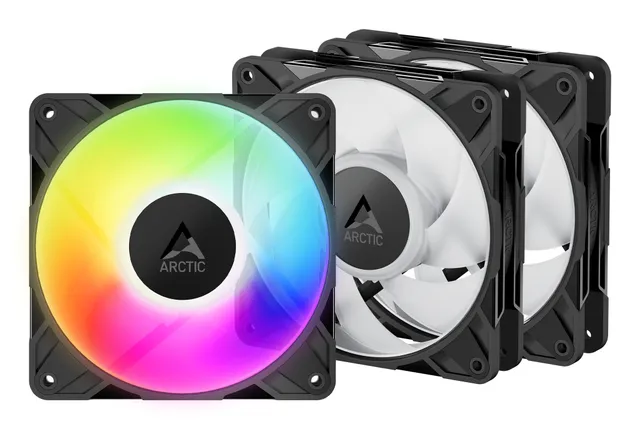 P12 Pro PWM Svart A-RGB PST 120mm 3-pack