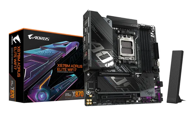 X870M AORUS ELITE WIFI7 Moderkort