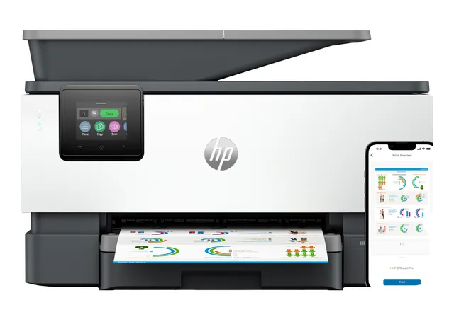 Officejet Pro 9120e All in One Multifunktions - Färg - Bläck