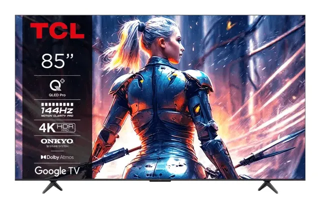 85T8B 85" 4K QLED PRO HDR Smart TV / Ultra HD / Google TV / 144Hz (Fyndvara klass 1)