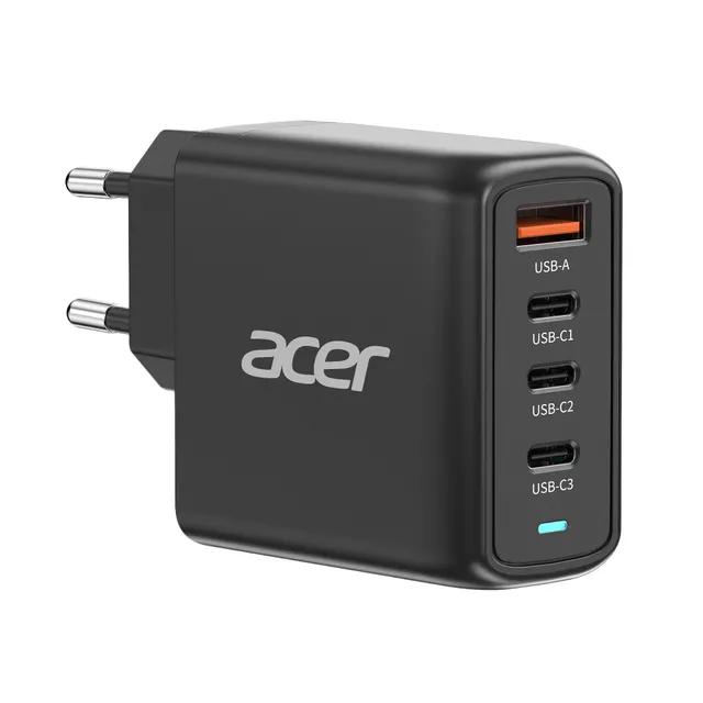 GaN-laddare 100W Inklusive 2m USB-C Kabel Svart