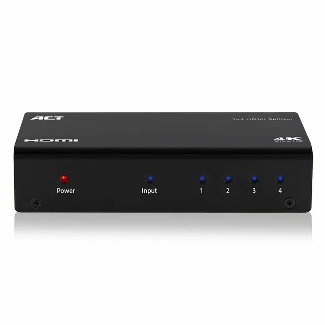 1x4 HDMI-splitter - stöd för 3D och 4K