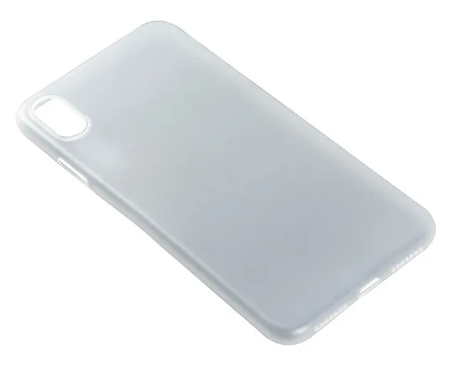 Mobilskal Ultraslim Vit Semitransparent iPhon