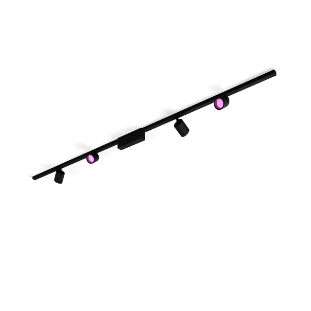 Hue Perifo Ceiling Set - 4 Cylinder Spots - Black