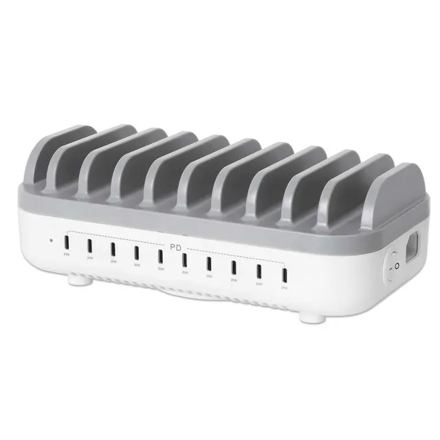 - Laddningsstation - 20 W per port - 200