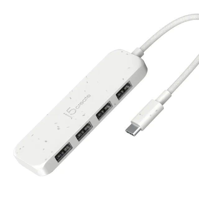 JCH341EW - Hubb - miljövänlig, USB-C - 4