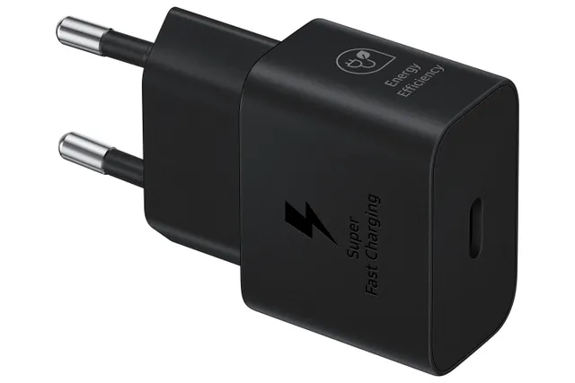 25W USB-C GaN Power Adapter (Incl. cable) - Black
