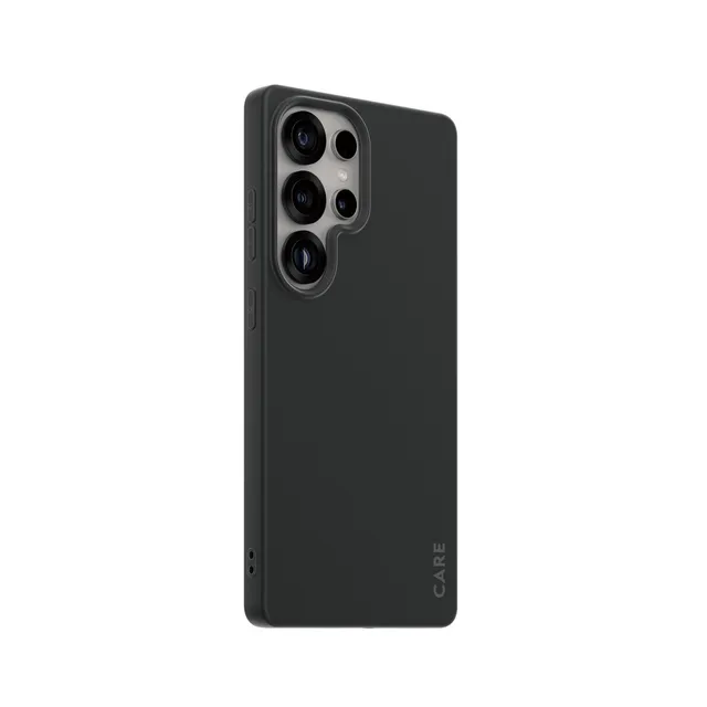 CARE by PanzerGlass Fashionable Case Black w. QI Compatible Samsung Galaxy S25 Ultra