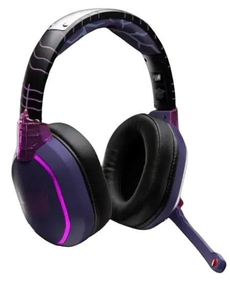 Lexip x Tsume Naruto Shippuden Sasuke Revenge - Hörlurar med mikrofon - fullstorlek - Bluetooth - kabelansluten, trådlös - USB-C