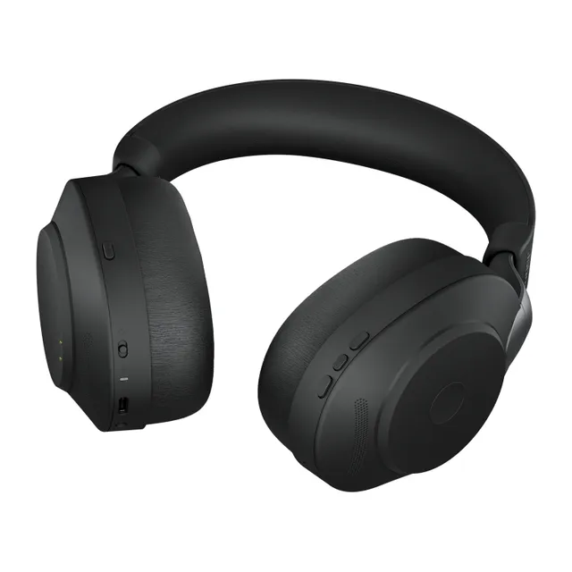 Jabra Evolve2 85 UC Stereo - Headset - fullstorlek - Bluetooth - trådlös - aktiv brusradering - 3,5 mm kontakt - ljudisolerande - svart